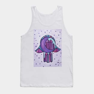 Amethyst Moon Hamsa by Harriette Knight Tank Top